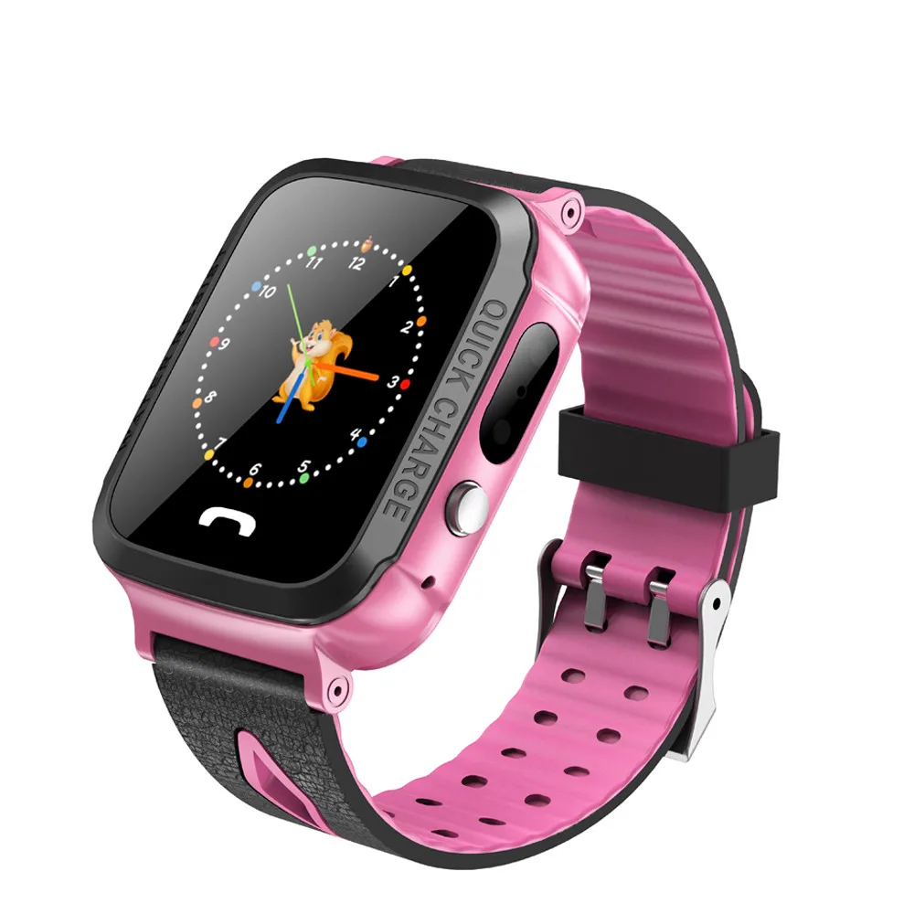 

Fashion Fitness Tracker Heart Rate monitor Kid Smart Watch GPS Tracker IP67 Waterproof Fitness Watch SOS With Camera