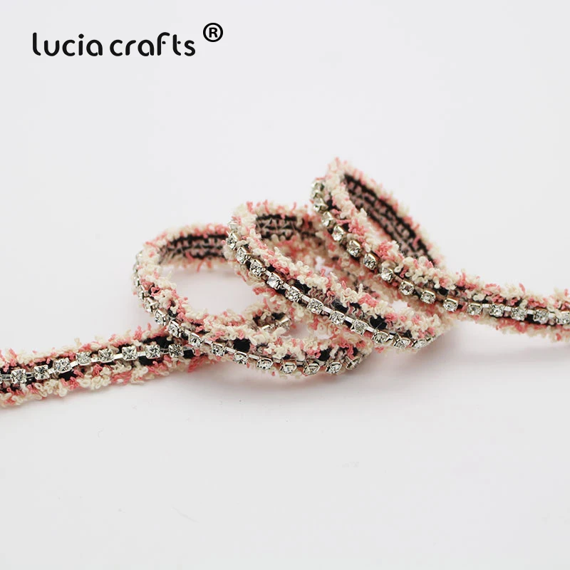 Lucia crafts 1 ярд 13/15/18 мм Фрезер для ногтей, сверлильный кисточкой лентой отделка тканевая лента для рукоделия костюм платье швейные материалы P0814