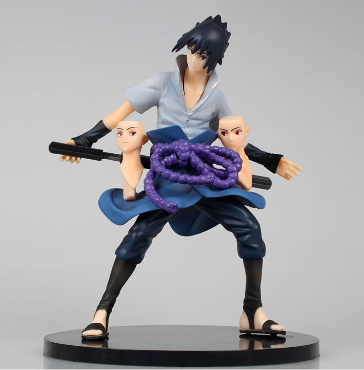 24cm Naruto Shippuuden Uchiha Sasuke Action Figures Anime PVC ... - 24cm Naruto ShippuuDen Uchiha Sasuke Action Figures Anime PVC BrinqueDos Collection Figures Toys With Retail Box