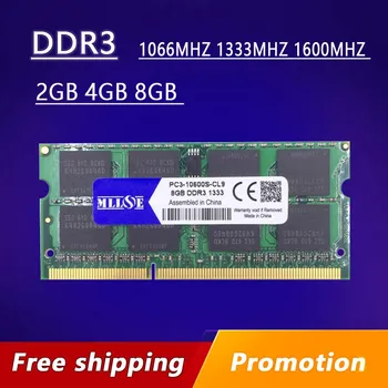 Memoria Ram para ordenador portátil sdram 2gb 4gb 8gb DDR3 1066 1333 1600 1600mhz 1333mhz 1066mhz SODIMM DDR3L DDR3 4GB
