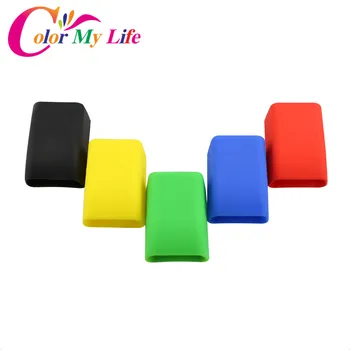 

Color My Life Rubber Car Seat Belt Clips Locking Buckles Cover for Chevrolet Cruze Malibu Trax for Peugeot Citroen for Kia Honda