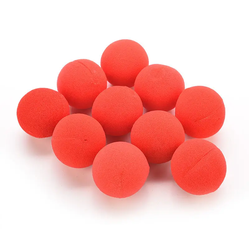 

Party Sponge Ball Red Clown Magic Nose Halloween Party Masquerade Clown Costume Party Explosion Curls Wig Supplies child toy