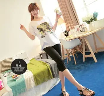 

CHICKEN TOE 2019 Summer Pencil Pants Cotton% Fashion Capris Casual Calf-Length Pants Female Women Pants