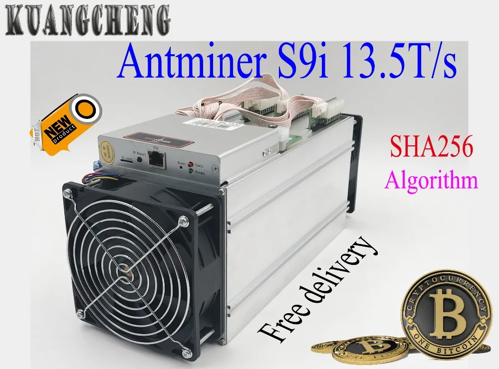 KUANGCHENG только 80-90% б/у AntMiner S9I 13,5 T Bitcoin Miner no psu Asic Miner 16nm Btc BCH Miner от Bitmain miner