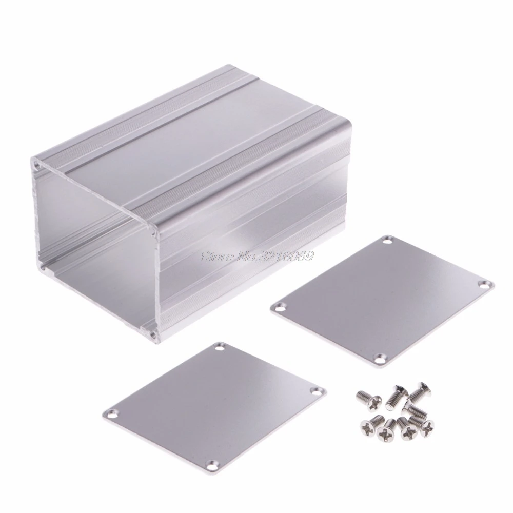 

100x65x50mm DIY Aluminum Enclosure Case Electronic Project PCB Instrument Box Aluminum Enclosure Jun29 Drop Ship