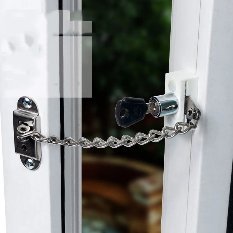 Buy Stainless Steel Window Security Chain Lock Door