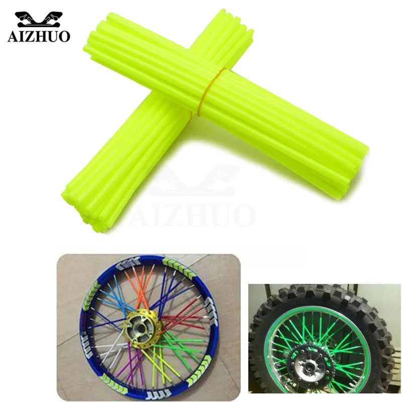 Wheel Spoke Skins Universal Motorcycle Tube Decoration For KTM 450EXC 250SX-F 250XC-F 450 EXC 250 SX-F XC-F 2007 - 2013