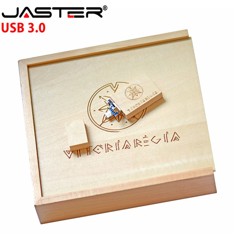 JASTER деревянный фотоальбом флеш накопитель USB 3 0 pendrive 4 ГБ 32 64 Гб 128 u диск подарок