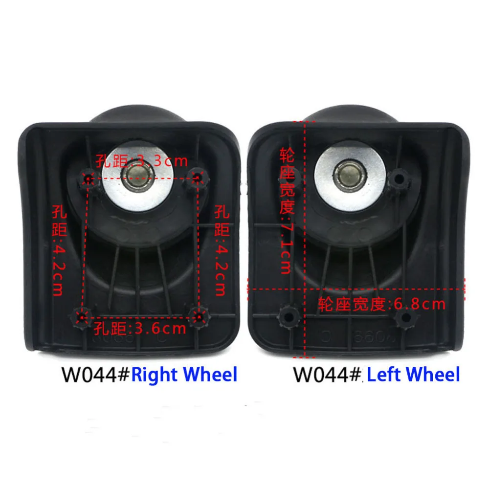 Pаспродажа GUGULUZA Замена багажного колеса ремонт чемодан сумка Запчасти Спиннер колеса ролики для путешествий таможенная коробка W044