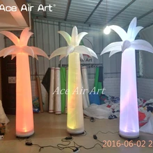 2 шт. удивительные светодиодные освещенные надувные пальмы сценическое украшение для свадьбы Вечерние, выпускной, события
