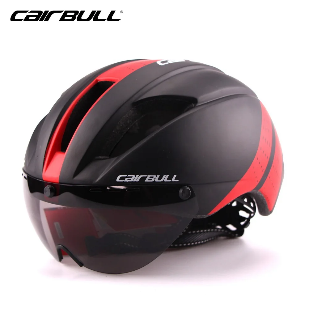 

CAIRBULL bicycle helmet riding helmet Ultralight integrated molding road mountain pneumatic bicycle helmet 8 ribbon goggles