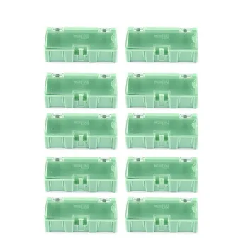 

10pcs Small Tool Screw Object Electronic Component Parts Storage Box Lab Case SMT SMD Automatically Pops Up Patch Container Case