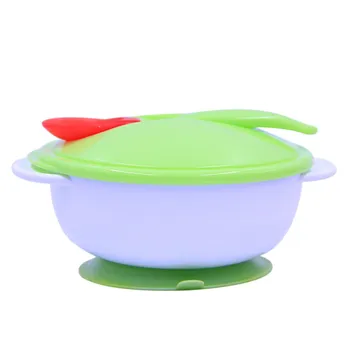 

Baby Non-slip Sucker Bowl Spoon Set Training Baby Tableware Bowl