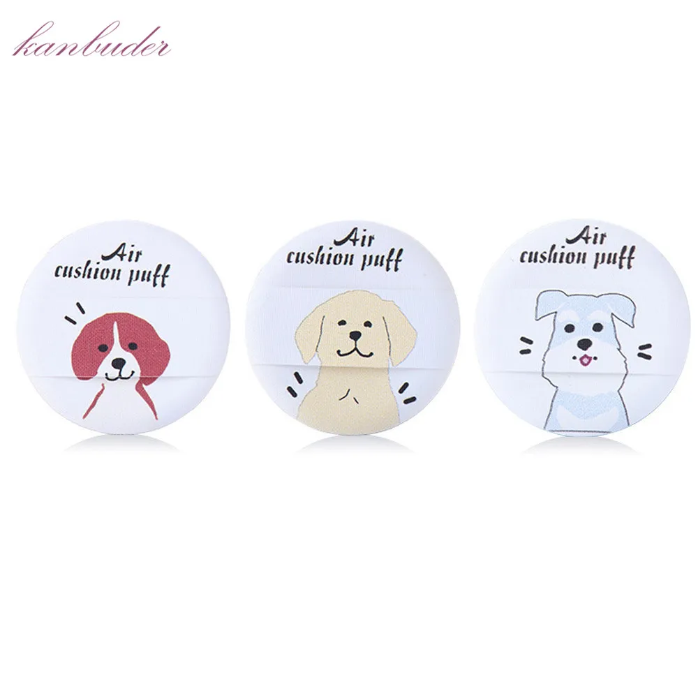 Kanbuder составляют пуф для макияжа Новые 3 шт основа под макияж губчатый смеситель слоек порошок мягкий спонж губка целлюлозы Лицевая ГУБКА