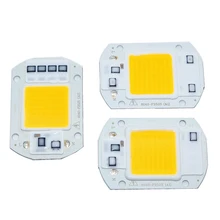 Smart IC высокомощный СВЕТОДИОДНЫЙ матричный светильник для проекторов 20 Вт, 30 Вт, 50 Вт, 110 В, 220 В, DIY прожектор, COB Светодиодный точечный диодный светильник, уличная лампа