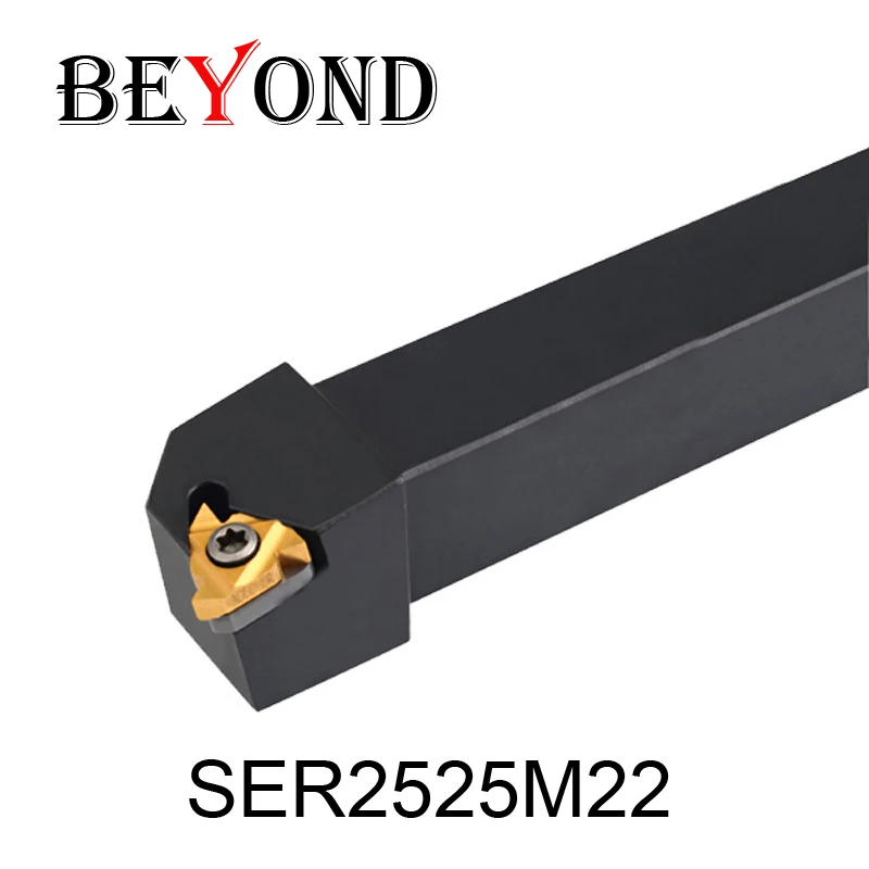 OYYU tehaseväljundid SER SER2525M22 SEL2525M22 keermestamiseks kasutatav treipingi tööriist 22ER-i jaoks Treipingi lõikuri puurvarda CNC-masin 25mm