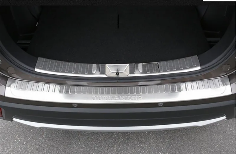 Подходит для Mitsubishi Outlander- нержавеющая сталь Задний бампер протектор хвост порога Накладка аксессуары