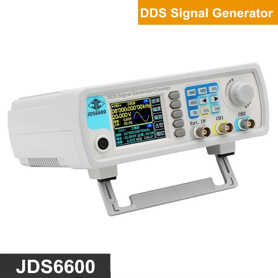 

Dual Channel Programmable DDS Function Arbitrary Waveform Generator pulse signal frequency meter 40MHz