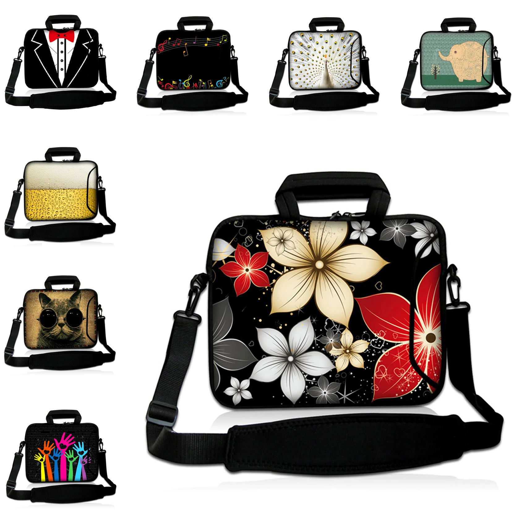 Ноутбук 13 дюймов из неопрена 14 12 10 17 15 дюймов Портфели сумку для ноутбука MacBook Pro HP Envy стильные модные женские сумки