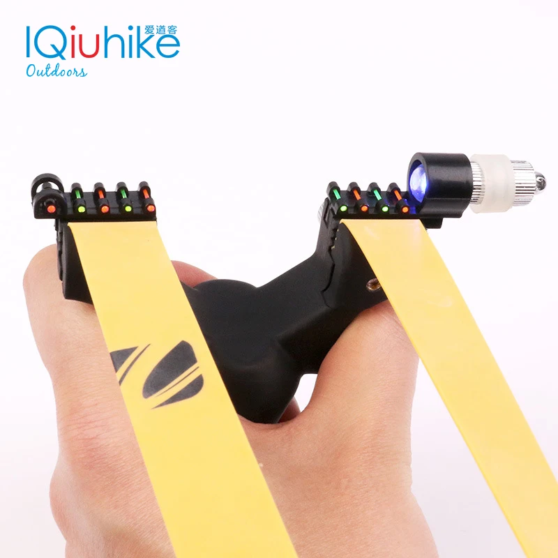 

New Plastic Catapult Metal Slingshot Catapult Sling Shot Marble Outdoor Hunting Accessories with Powerful Rubber Band