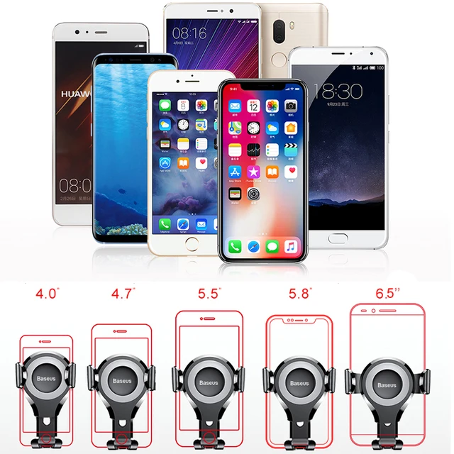 Baseus-Soporte de teléfono Gravity para coche, para iPhone 11 Pro Max, Samsung, ventosa, soporte de teléfono móvil para coche Baseus-Soporte de teléfono Gravity para coche, para iPhone 11 Pro Max, Samsung, ventosa, soporte de teléfono móvil para coche