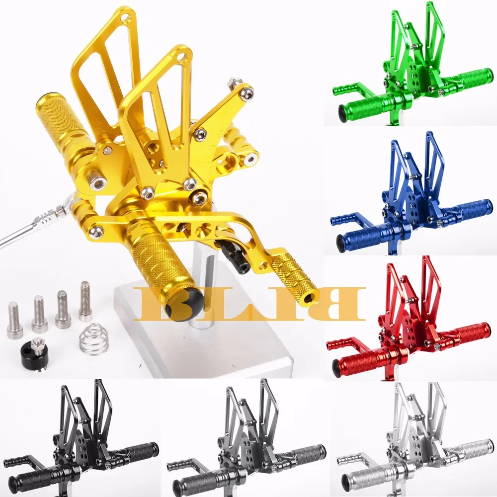 8 видов цветов CNC Rearsets для Benelli BJ600GS 2010-2013 BN600 2013 задний комплект мотоциклетные