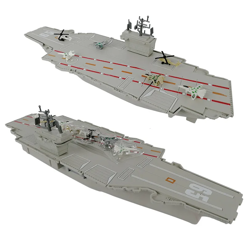 1PC Finished Product Simulation Navigational Model Aircraft Carrier Model Warship Toy Static Aircraft Carrier Model Pendulum