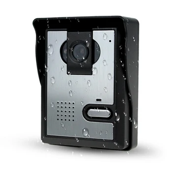 Free Shipping Color Video Door Phone Video DoorBell Outdoor CMOS IR Night Vision Camera With Waterproof Box For Intercom System 1