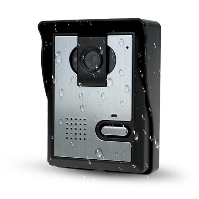 Free Shipping Color Video Door Phone Video DoorBell Outdoor CMOS IR Night Vision Camera With Waterproof Box For Intercom System 1