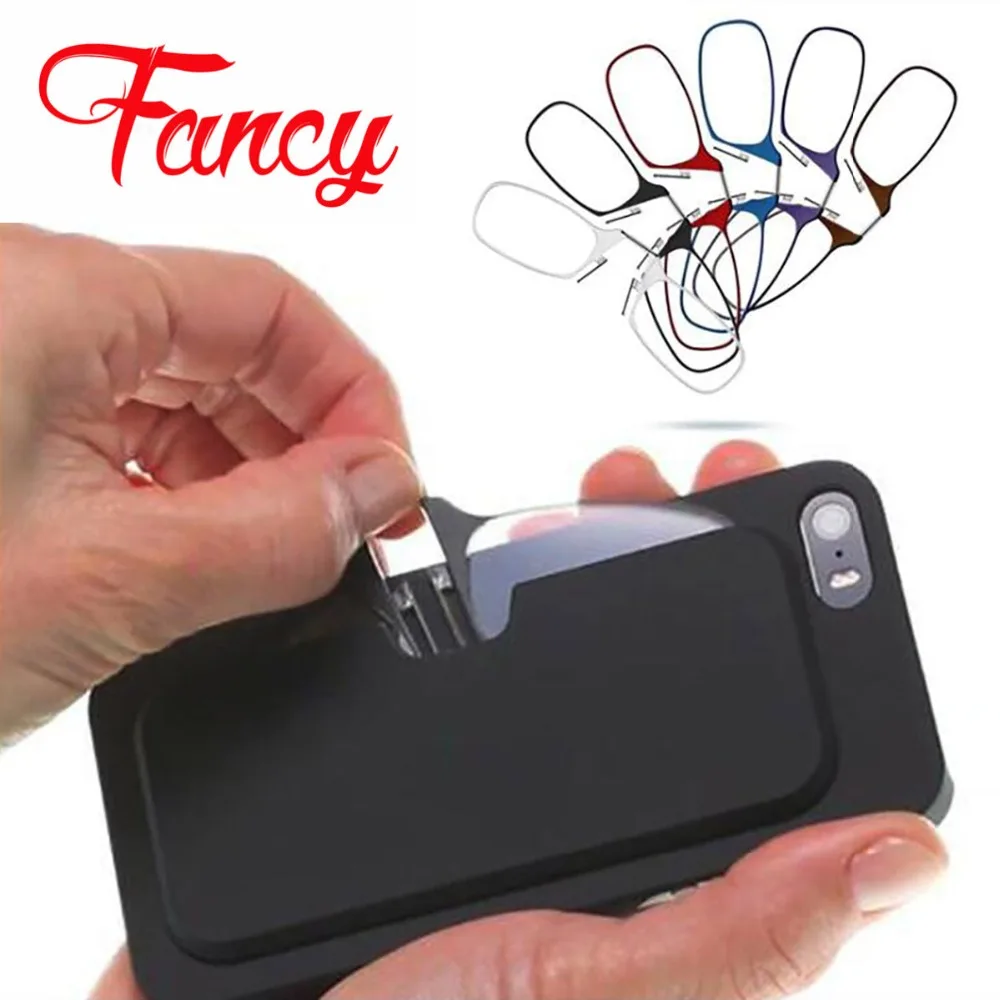 Nose clip thin portable reading glasses for women optical glasses for