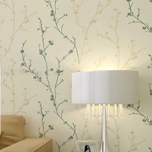 Clic Flock Textured Wallpaper Embosser Solid Tree Leaf Wall Paper Clic Flock Textured Wallpaper Embosser Solid Tree Leaf Wall Paper Roll For Kids Living Room Home