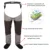Fly Fishing Waders Водонепроницаемые брюки для ног Чулок для ног Hip Wader Дышащие Бедра waders брюки