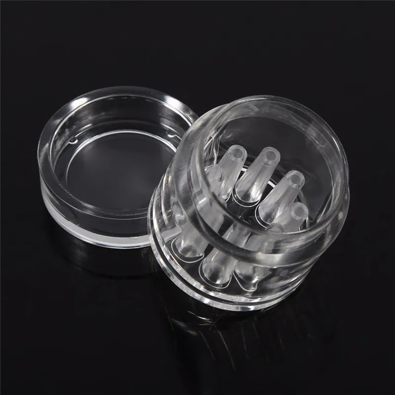 

8 Hole Snail Trap Transparent Leech Vivarium Planarian Pest Catch Pen Red Bee Shrimp Worm Bait Feeding Box Aquarium Cleaner Tool