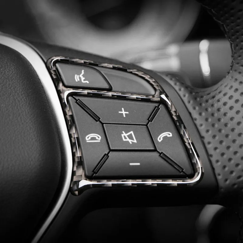 Carbon-Fiber-Car-Steering-Wheel-Buttons-Frame-Decoration-Cover-Trim-2pcs-For-Mercedes-Benz-A-B (1)