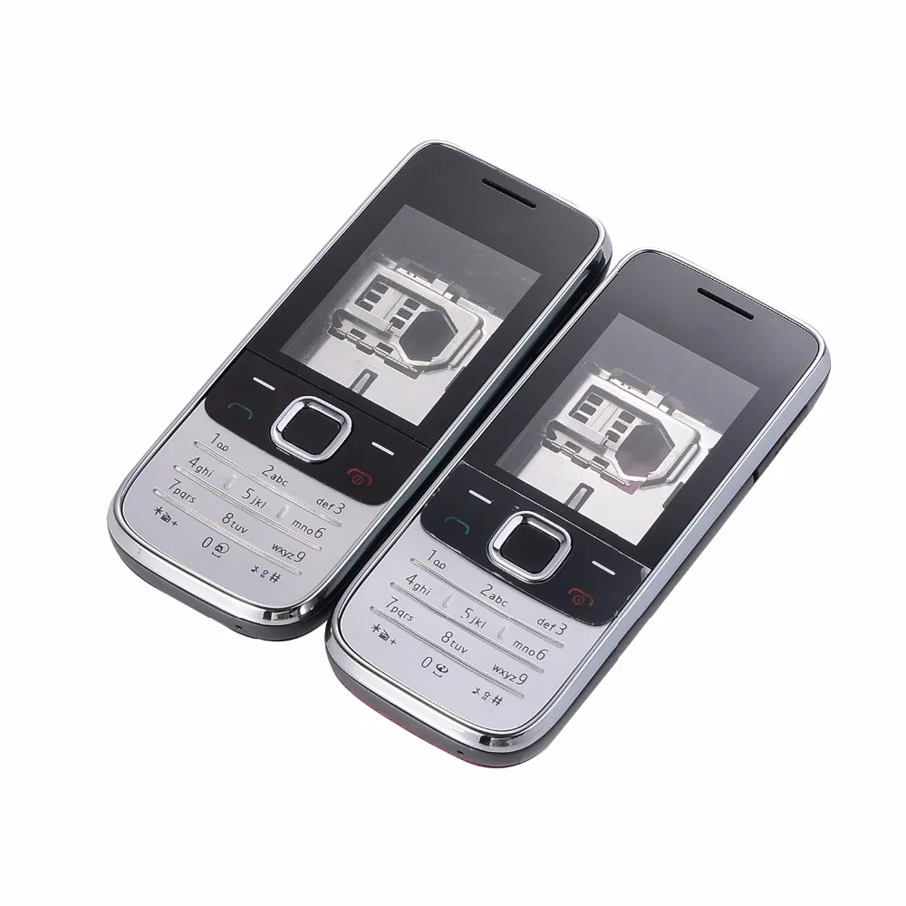 

For Nokia 2730C 2730 Housing Front Faceplate Frame Cover Case+Back cover/battery door cover+Keypad