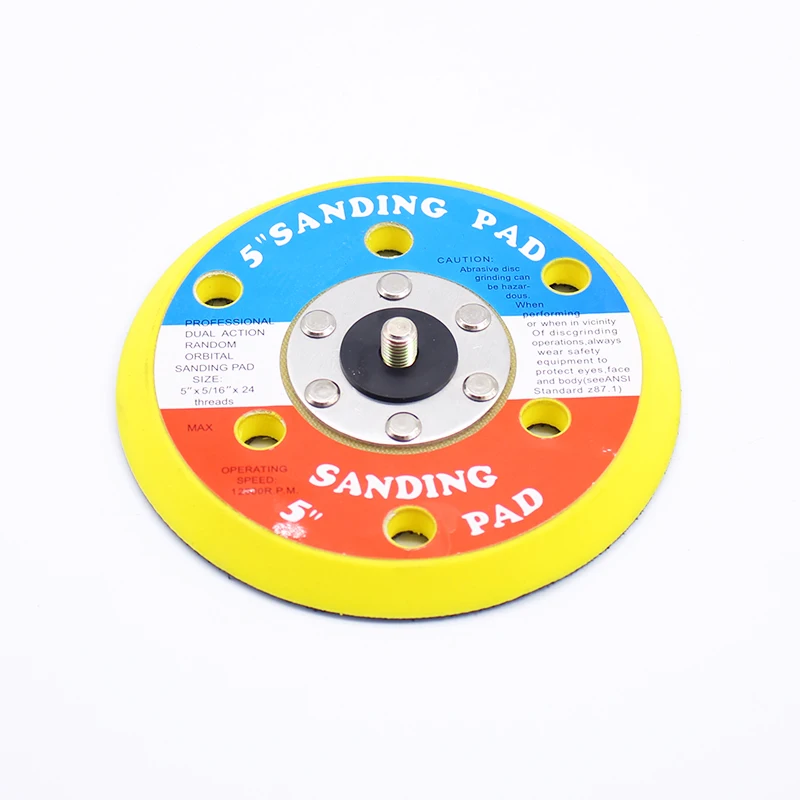 5 inches 6holes air sander pad 1
