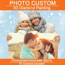 5D DIY Алмазная вышивка на заказ фото картина круглая вышивка из драгоценных камней вышивка крестиком уникальный подарок