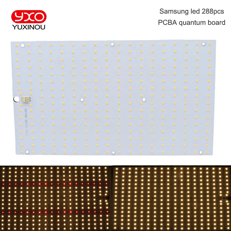 Samsung led 288 шт. PCBA Квантовая плата, QB288 V2 PCB с LM301B+ 660nm/V1 LM561C S6 3000K diy светодиодный светильник для выращивания растений