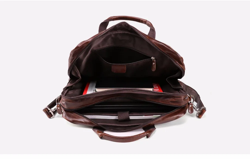 Для Мужчин's Портфели Бизнес из натуральной кожи сумки для ноутбуков дорожная сумка компьютер плечо сумка через плечо кожаные сумочки Для