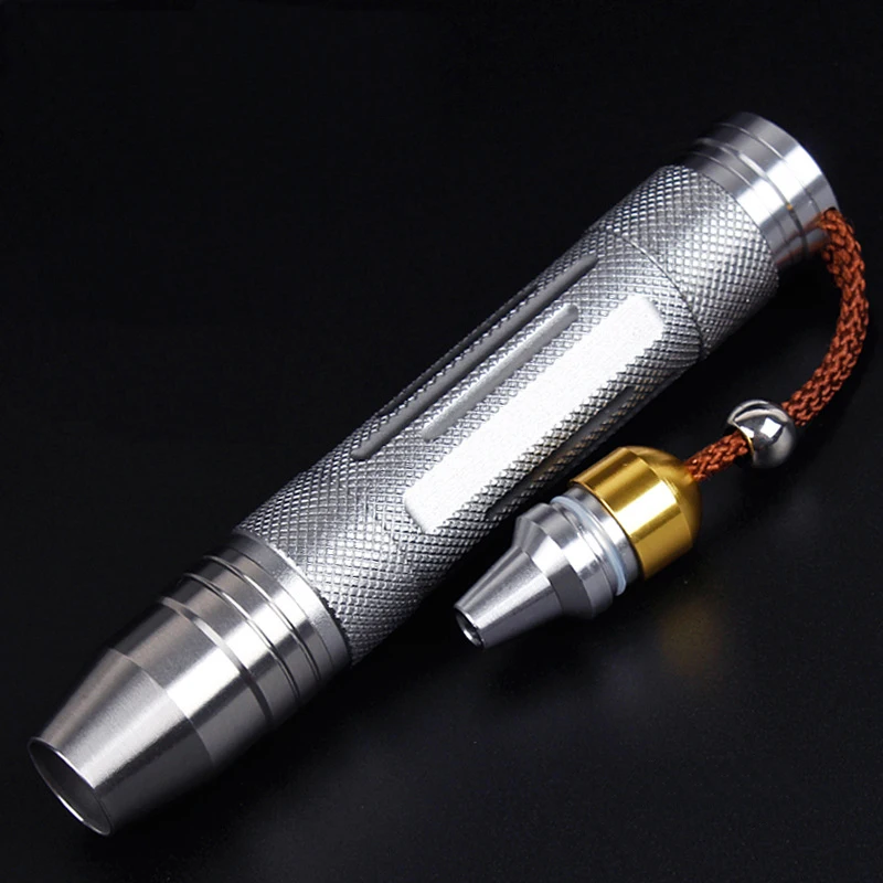 

8 Watts High Powerful CREE R5 White Light LED Flashlight for Mineral Amber Stone, 5MM Caliber Yellow Light Gemological LED Torch