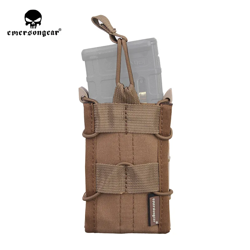 

emersongear Airsoft Magazine Pouch Hunting Accessories Tactical Molle Pouch Portable Rifle Modular Single Bomb Pouch Nylon 500D