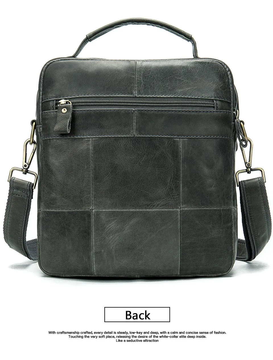 Men Shoulder Bag Men's Genuine Leather Casual Bags for Men Business Crossbody Handbag Flap Leather Bags bolsas male 32