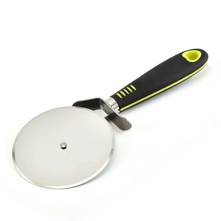 1 Pc Round Pizza Cutter Stainless Steel 3 Sizes Handle Pizza Knife Cutter Pastry Pasta Dough Kitchen Baking Tools High Quality