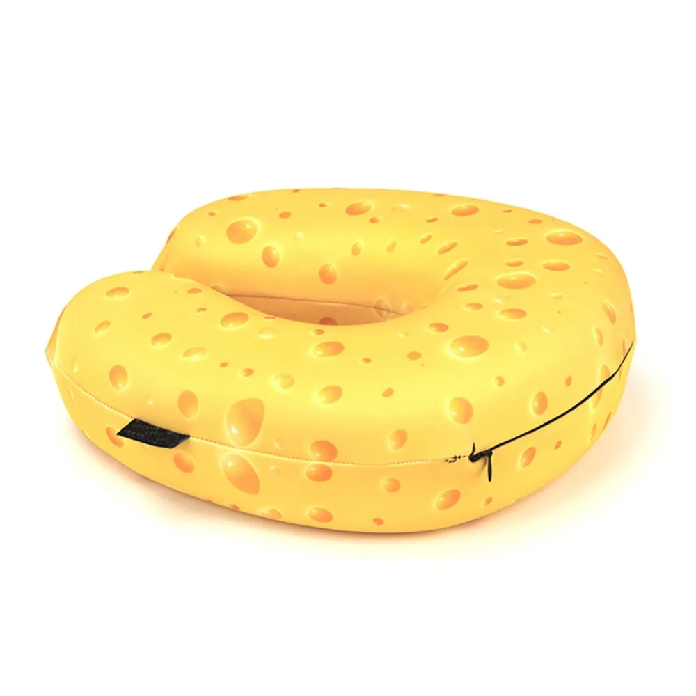HUGSIDEA Высококачественная подушка в форме фруктов u-образная Подушка из пены памяти Удобная подушка под голову для шеи для офиса и путешествий