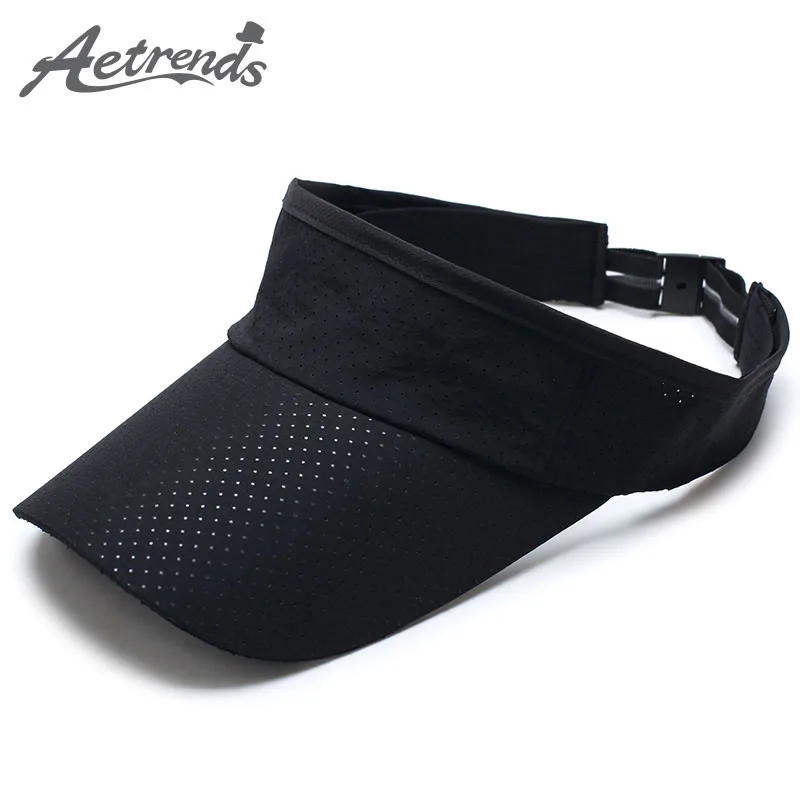 

[AETRENDS] Visor Caps Summer Baseball Cap Empty Top Hats for Men Women Street Race Sports Fitted Cap Motorcycle Bike Hat Z-5233