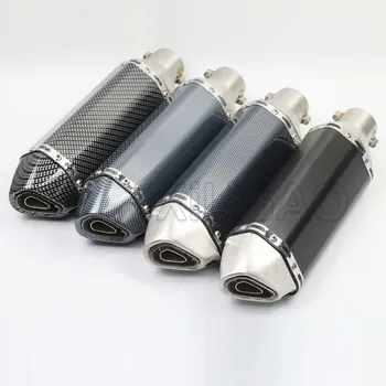 

36-51MM Motorcycle For Brand Exhaust Sticker Laser Scooter Motocross Pit Bike Escape Moto Muffler DB Killer For ER6N AK046