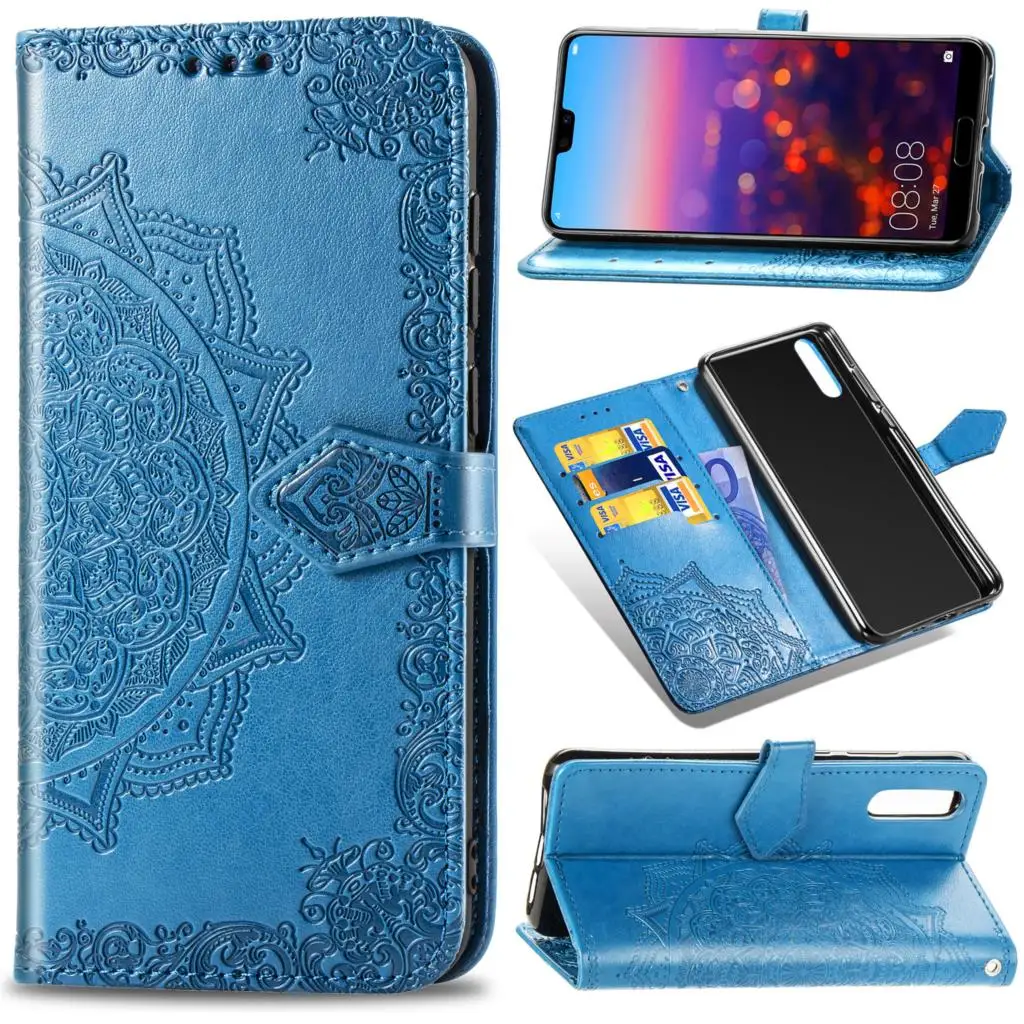 

For Huawei P20 PRO Case Huawei P20 Lite Nova 3e Cover PU Leather Phone Case Full Cover Screen Protector For P20 PRO Nova 3e Film