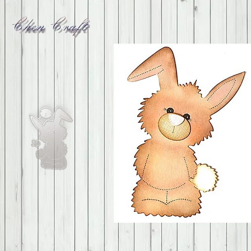 

Long Ear Bunny Cutting Mold Christmas Mold Metal Cutting Mold Mould DIY Scrapbook Album Stamp Paper Card Embossing