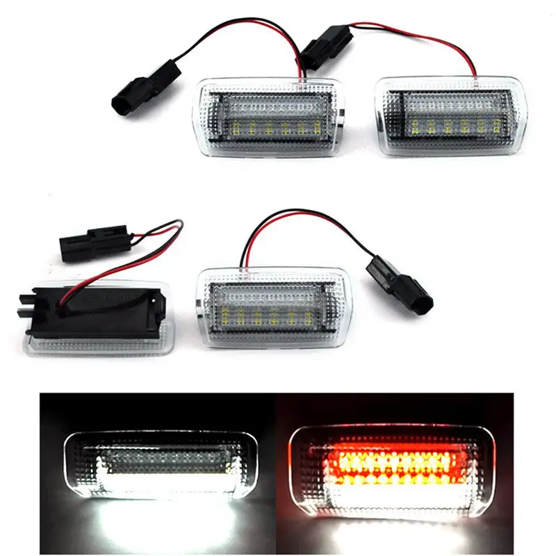 Белый красный автомобиль Led дверь любезно свет для Toyota Wish Prius Camry Alphard Isis Estima Lexus Is250