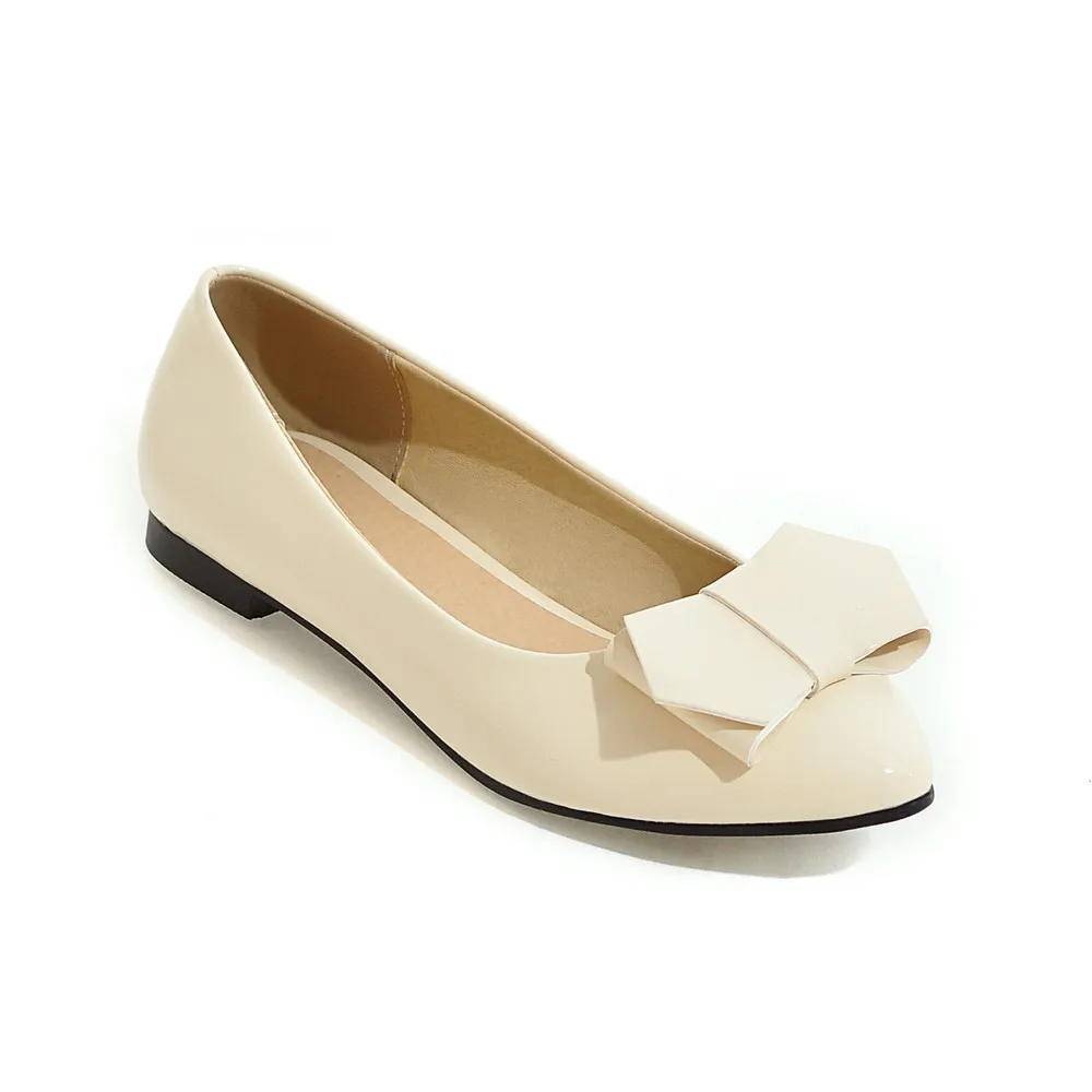 

2017 summer style flats shoes women Fashion Flats for Women Pointed Toe Soft Flat Heel Shoes bowties flats